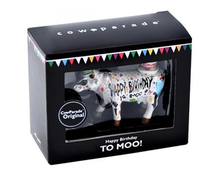 Cow Parade 46574 S Happy Birthday to Moo