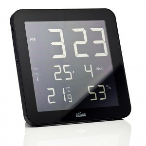 Braun digital clocks – BNC014BK-RC zwart wand/tafel klok
