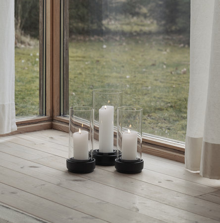 Stelton windlicht Hurricane klein 24,5 cm hoog Stelton windlicht Hurricane klein 24,5 cm hoog