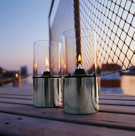 Stelton Olie lamp helder glas, model 1005 Stelton Olie lamp helder glas, model 1005