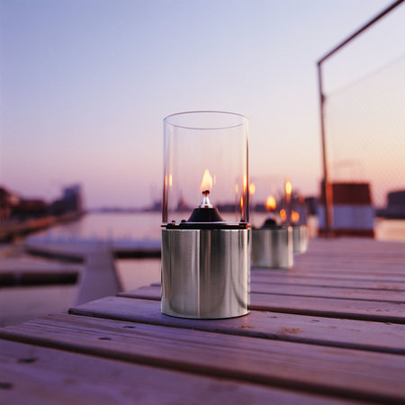 Stelton Olie lamp helder glas, model 1005 Stelton Olie lamp helder glas, model 1005