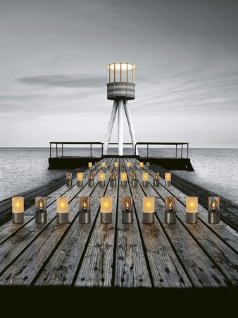 Stelton Olie lamp helder glas, model 1005 Stelton Olie lamp helder glas, model 1005