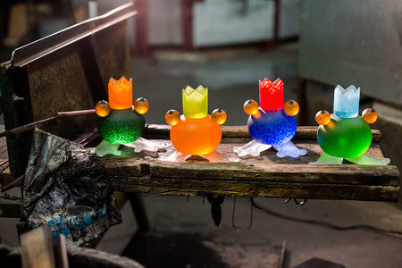 Glasstudio Borowski Kandelaar Frosch Lime groen