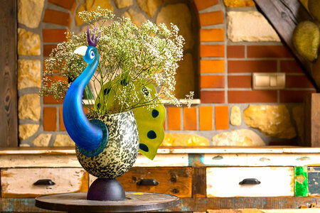 Glasstudio Borowski Peacock Lime green