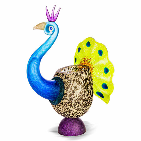Glasstudio Borowski Peacock Lime green