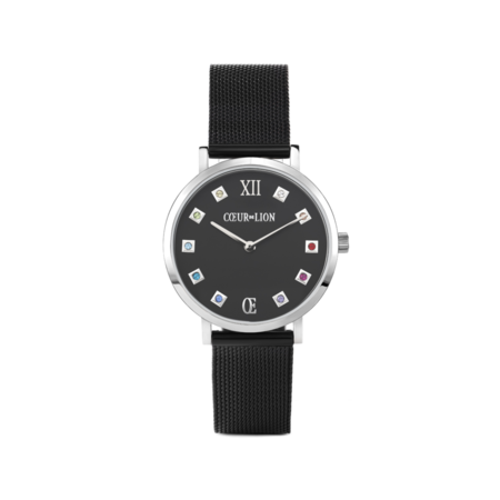 Coeur de Lion Horloge 7610/ /1313 Matt Black Milanese band