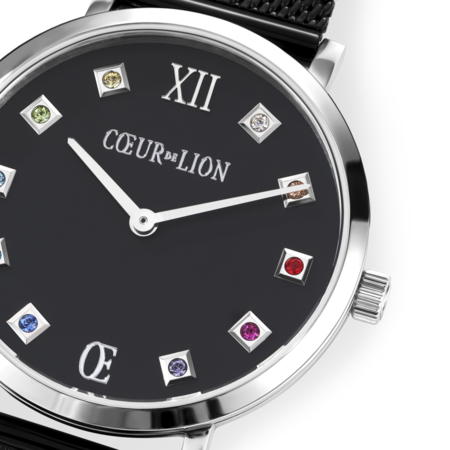 Coeur de Lion Horloge 7610/ /1313 Matt Black Milanese band