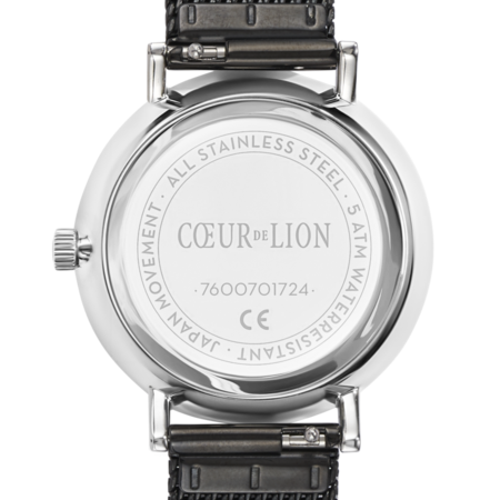Coeur de Lion Horloge 7610/ /1313 Matt Black Milanese band