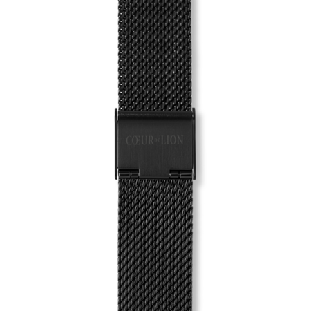 Coeur de Lion Horloge 7610/ /1313 Matt Black Milanese band