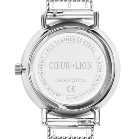 Coeur de Lion Horloge 7600/ /1724 Cool Grey Milanese band