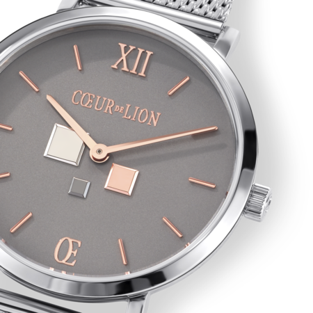 Coeur de Lion Horloge 7600/ /1724 Cool Grey Milanese band