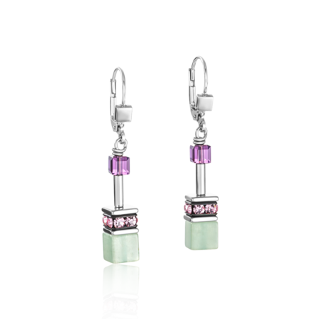 Coeur de Lion Oorbellen 4905/ /0840 Lilac-Green