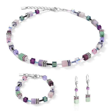 Coeur de Lion Oorbellen 4905/ /0840 Lilac-Green