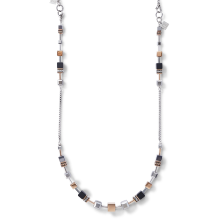 Coeur de Lion Ketting 5008/ /1631 Rosegold-silver
