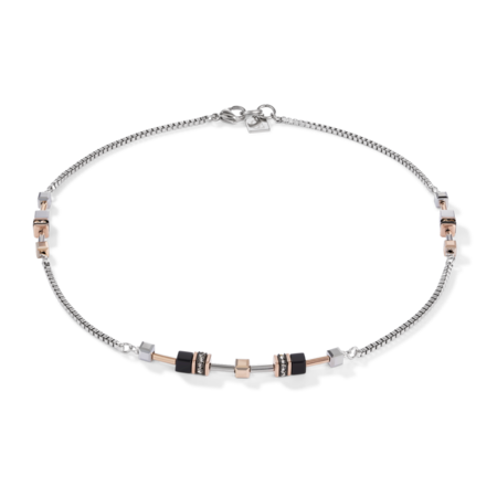Coeur de Lion Ketting 5008/ /1631 Rosegold-silver
