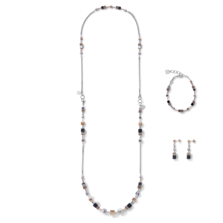 Coeur de Lion Oorbellen 5008/ /1631 Rosegold-silver