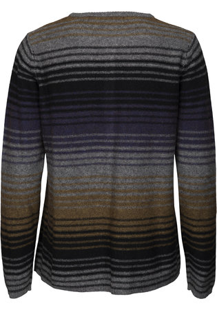 Two Danes kort vest model Yin Cardigan grijs