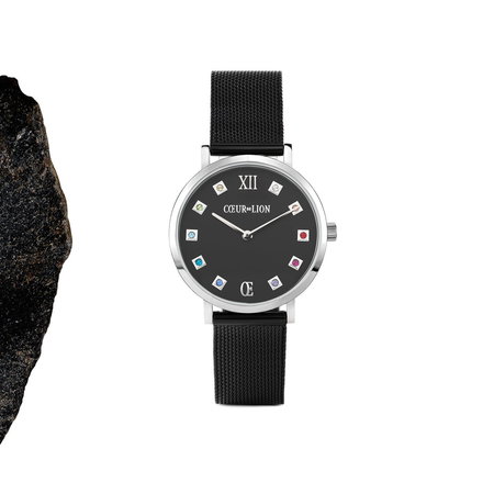 Coeur de Lion Horloge 7610/ /1313 Matt Black Milanese band