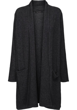 Two Danes lang vest Sophia antraciet