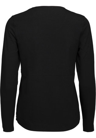 Two Danes Betty shirt lange mouw zwart