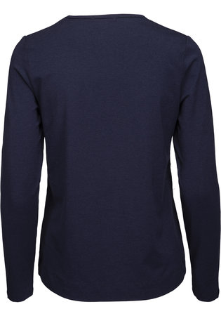 Two Danes Betty shirt lange mouw donkerblauw