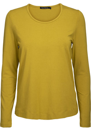 Two Danes Betty shirt lange mouw olijf