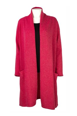 Two Danes lang vest Sophia fuchsia