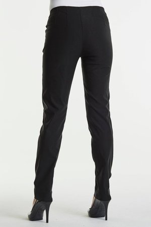 Laurie broek, model Kelly regular viscose zwart 20103-99970