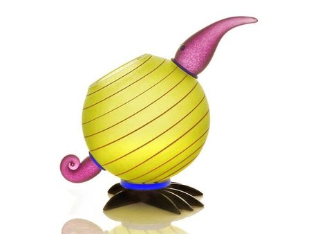 Glasstudio Borowski Kiwi Vaas Lime Groen