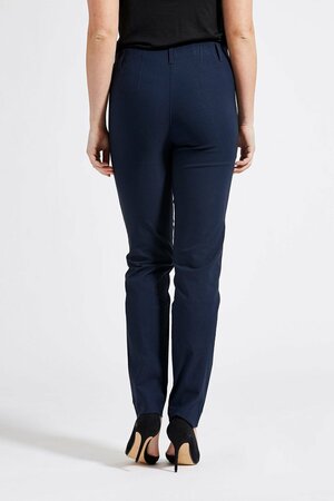 Laurie broek, model Kelly regular viscose blauw 29714-49970