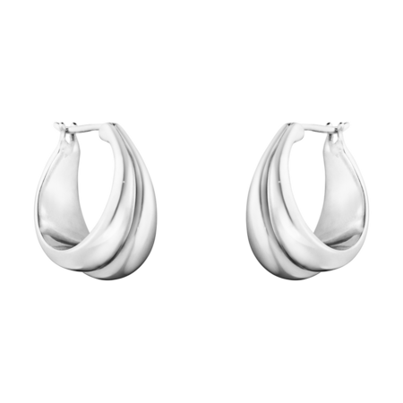 Georg Jensen sieraad, oorbellen Curve 501B