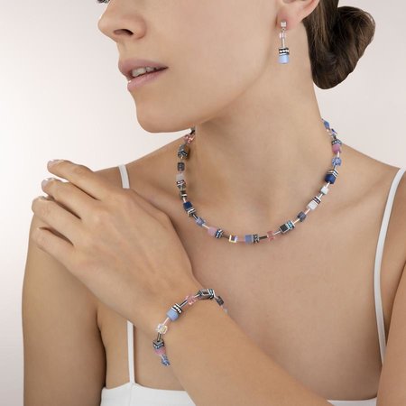 Coeur de Lion Oorbellen 2839/ /0719 Blue-Rosa