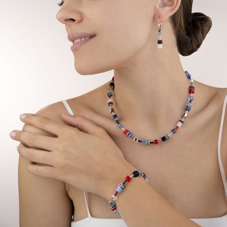 Coeur de Lion Armband 2838/ /0703 Blue-Red
