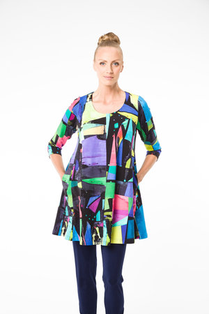 Aïno kleding, Tuniek Jemina blok print