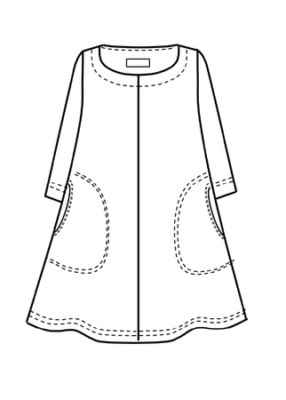 Aïno kleding, Tuniek Antonia Summertime print