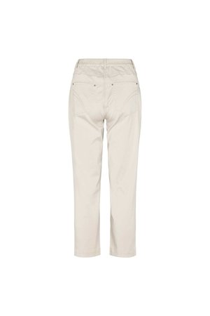 Laurie broek, model Hannah Regular Cropped basis tencel sand 28362-25102