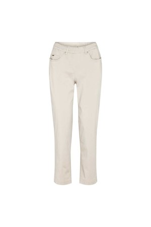 Laurie broek, model Hannah Regular Cropped basis tencel sand 28362-25102