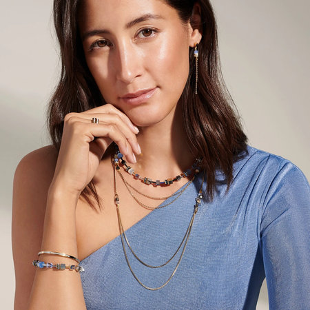 Coeur de Lion Ketting 2839/ /0716 Bleu-Gold