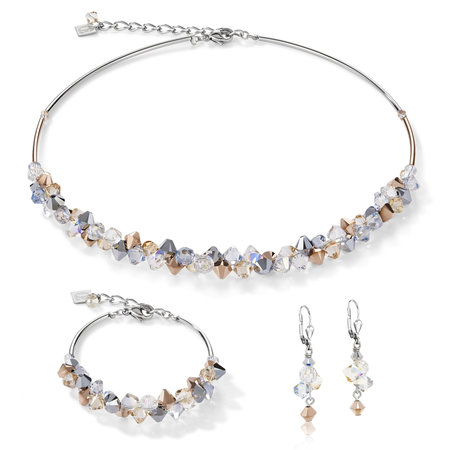 Coeur de Lion Ketting 4938/ /1631 Rosegold-Silver
