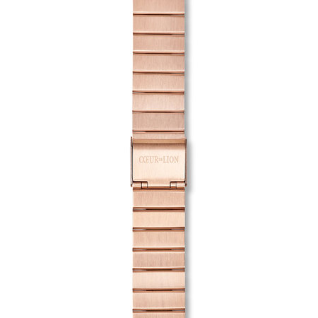 Coeur de Lion Horloge 7611/ /1640 Rosegold-Rosegold Roestvrij Stalen band