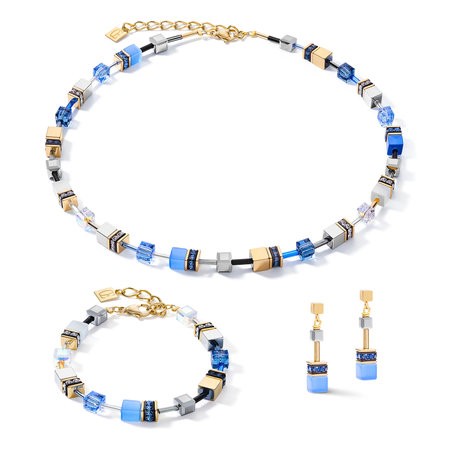 Coeur de Lion Oorbellen 2839/ /0716 Blue-Gold
