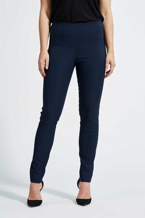 Laurie broek, model Slim basis viscose blauw 27016-49970