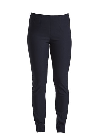 Laurie broek, model Slim basis viscose blauw 27016-49970