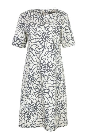 Ritva Falla Denise jurk blauw beige