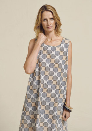 Two Danes kleding, jurk Telma beige