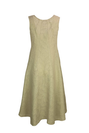 Blueberry kleding, jurk 9559 minnow print beige
