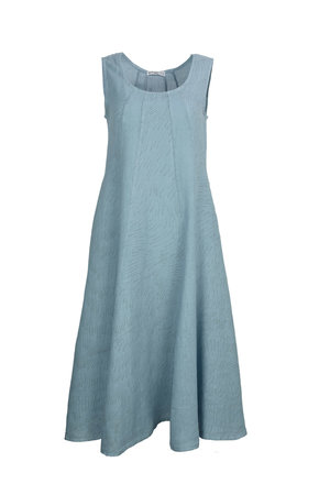 Blueberry kleding, jurk 9559 minnow print lichtblauw