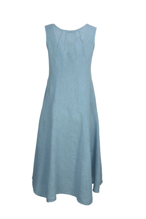 Blueberry kleding, jurk 9559 minnow print lichtblauw