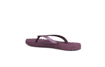 Ilse Jacobsen teenslipper met glitter Wijnrood