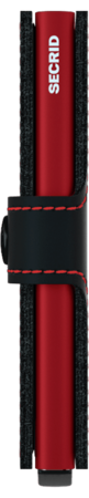 Secrid Miniwallet M Matte Black & Red portemonnee
